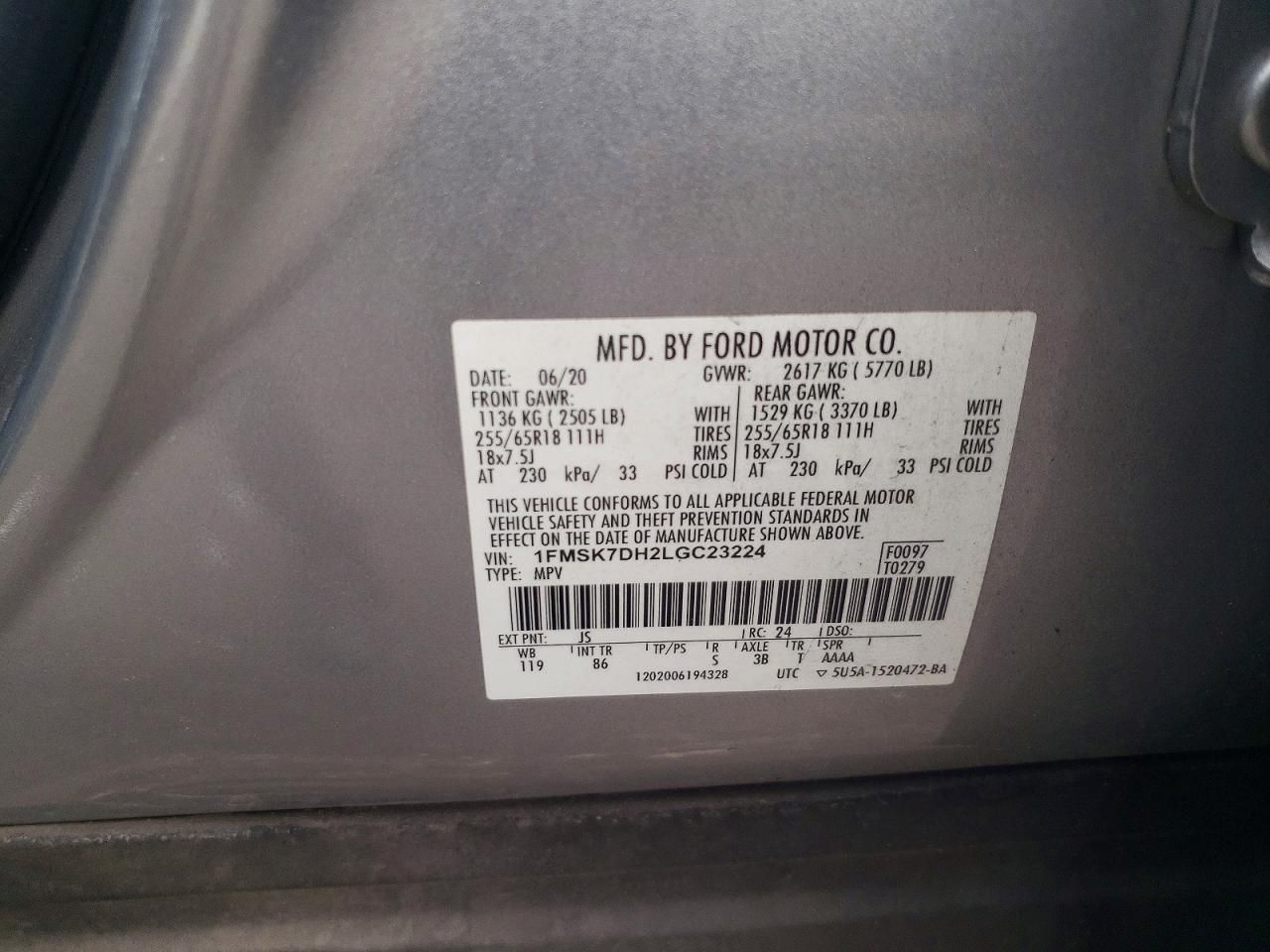 2020 Ford Explorer xlt