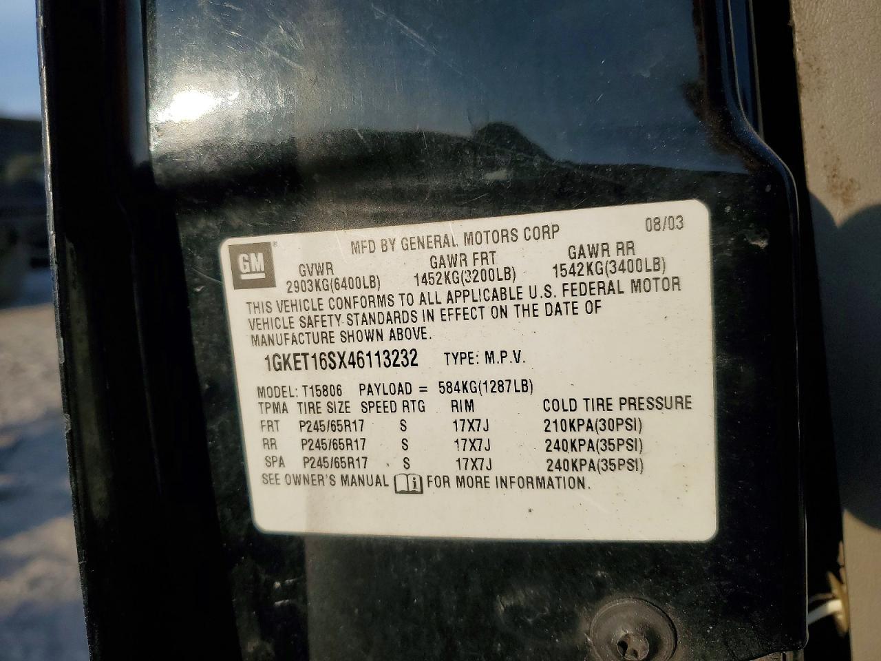 2004 GMC Envoy xl