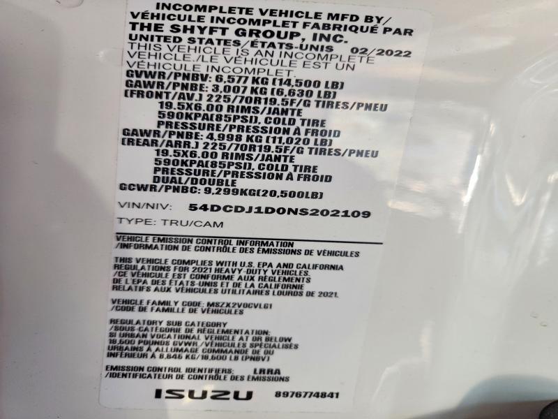 2023 Chev 2022 Chevrolet Chassis 4500