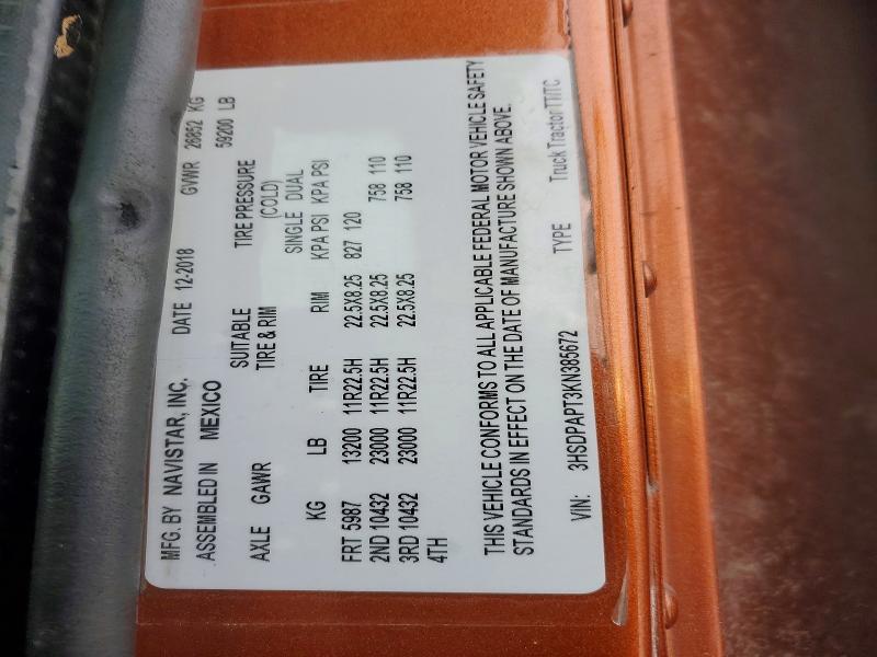 2019 International HX520