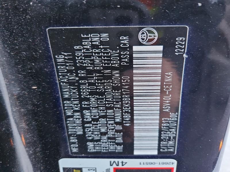 2011 Toyota Camry Base