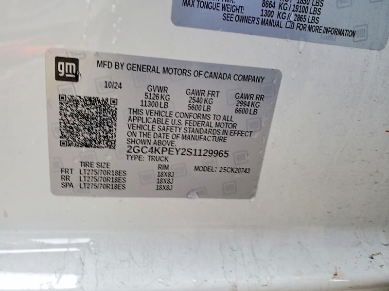 2025 Chevrolet Silverado K2500 Heavy Duty ltz