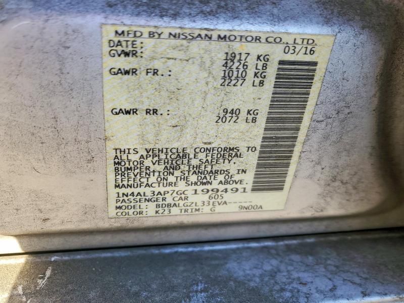 2016 Nissan Altima 2.5