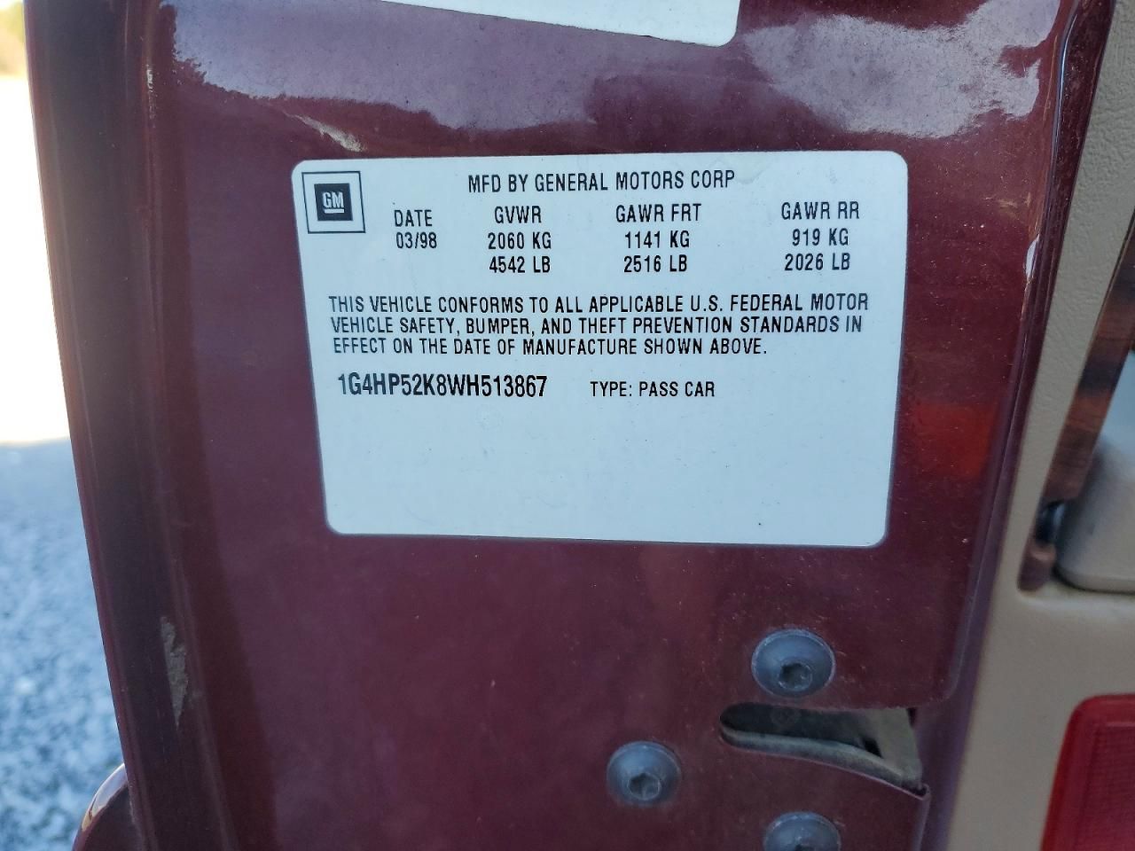 1998 Buick Lesabre Custom