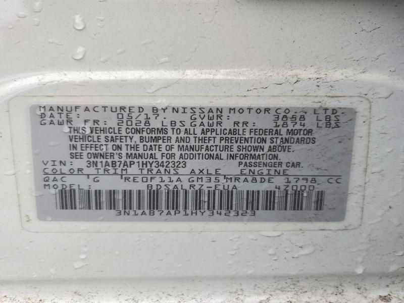 2017 Nissan Sentra s