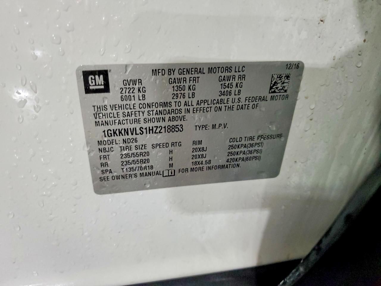 2017 GMC Acadia all Terrain