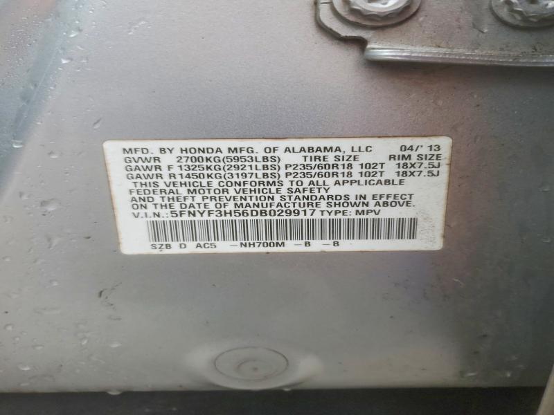 2013 Honda Pilot exl