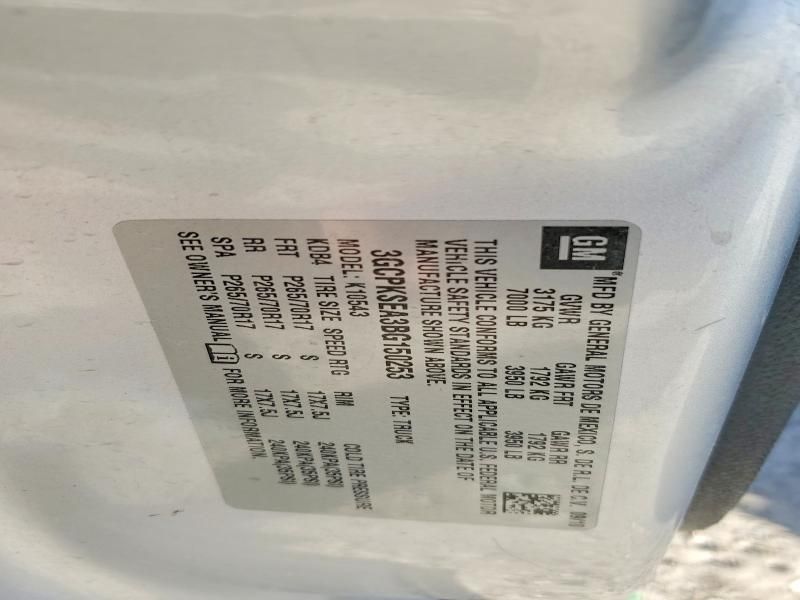 2011 Chevrolet Silverado K1500 lt