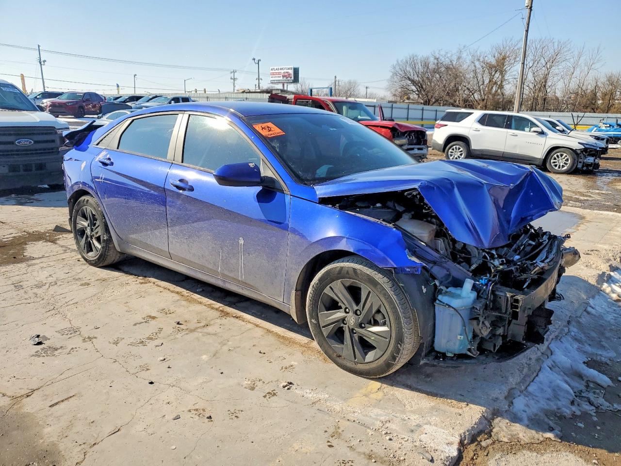 2022 Hyundai Elantra Hybrid Blue