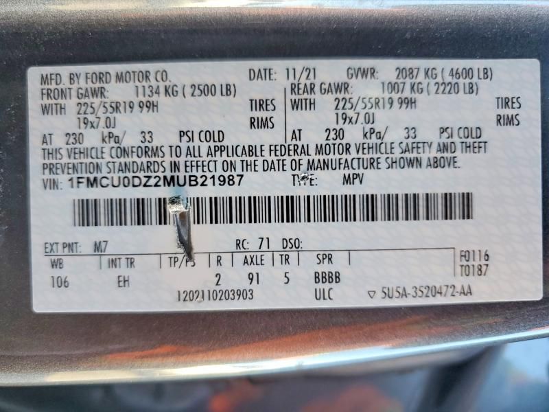 2021 Ford Escape Titanium