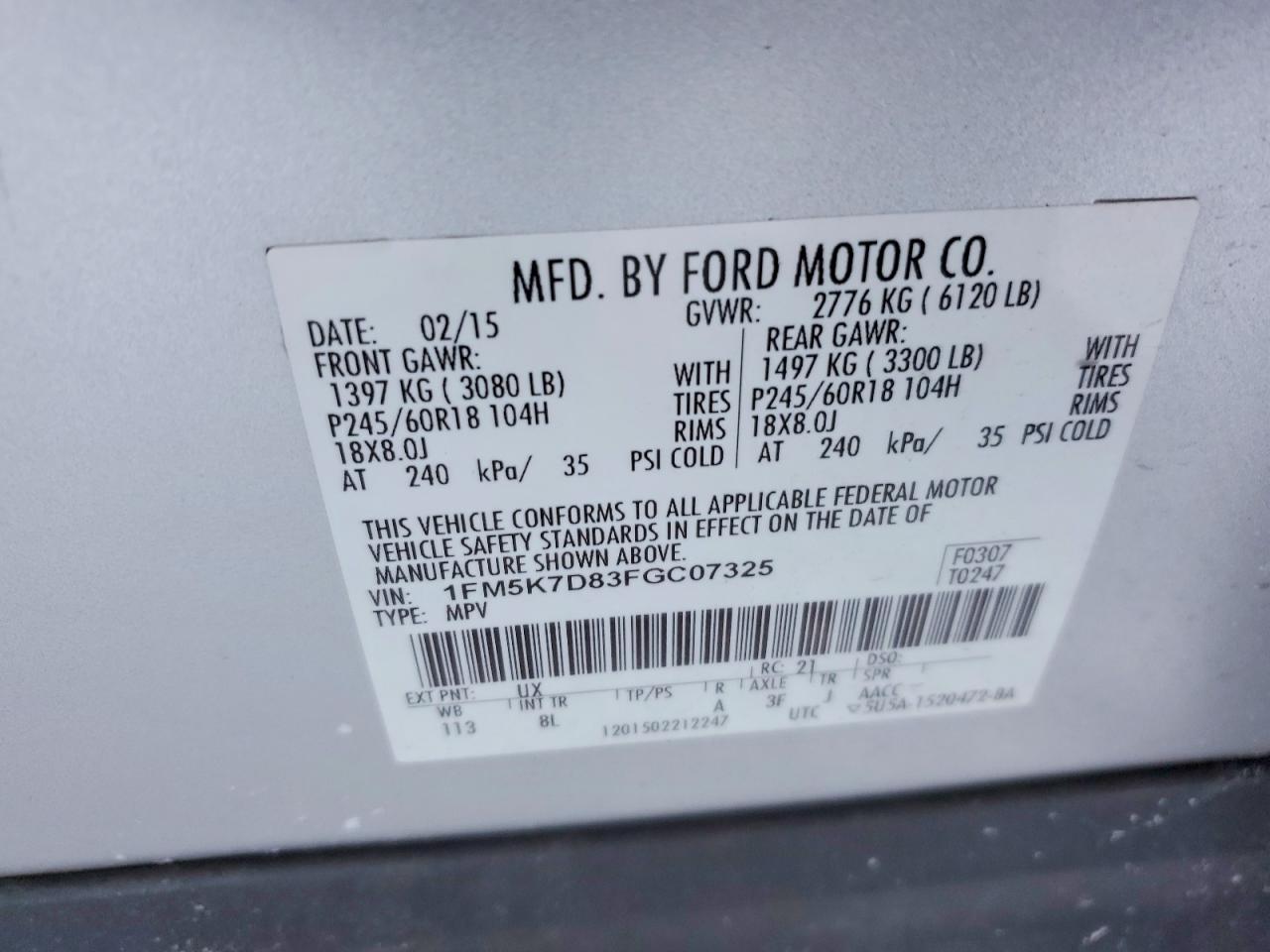 2015 Ford Explorer xlt