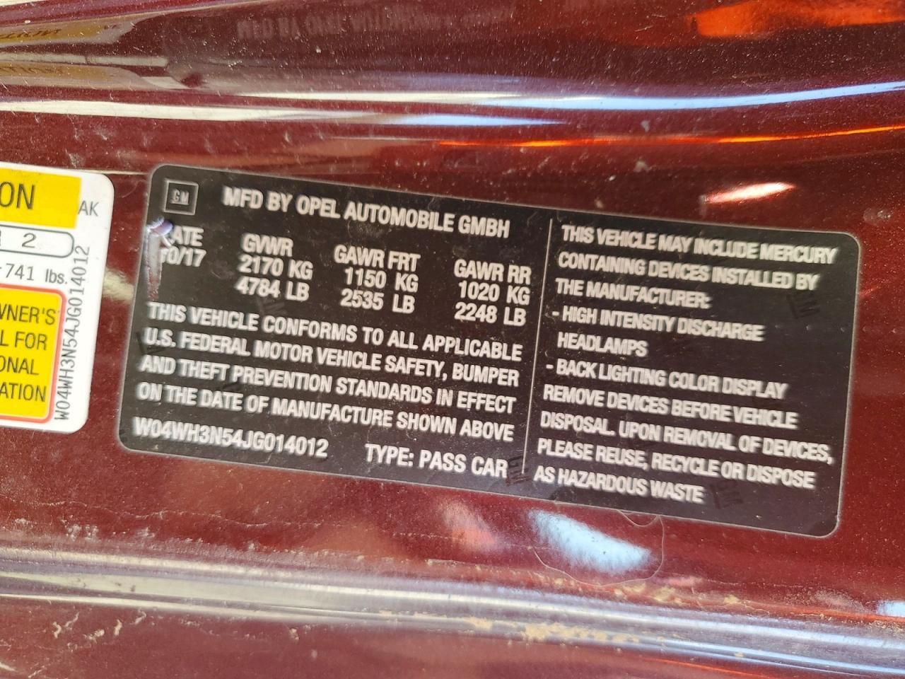 2018 Buick Cascada Premium