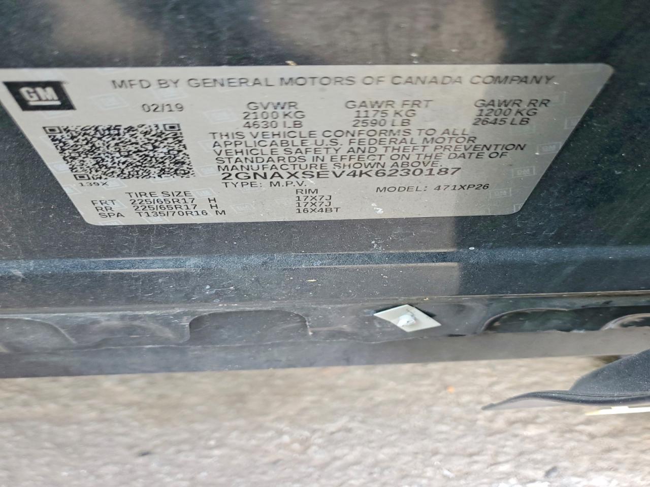 2019 Chevrolet Equinox ls