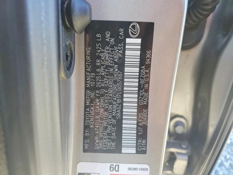 2020 Lexus Es 350 f Sport