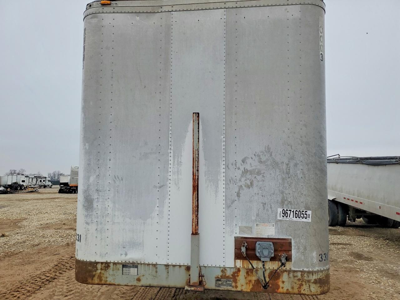 1989 Fruehauf FEB9 1.5-NF1-28 DRY Van Trailer