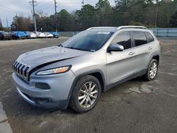 Jeep salvage cars for sale: 2017 Jeep Cherokee Limited