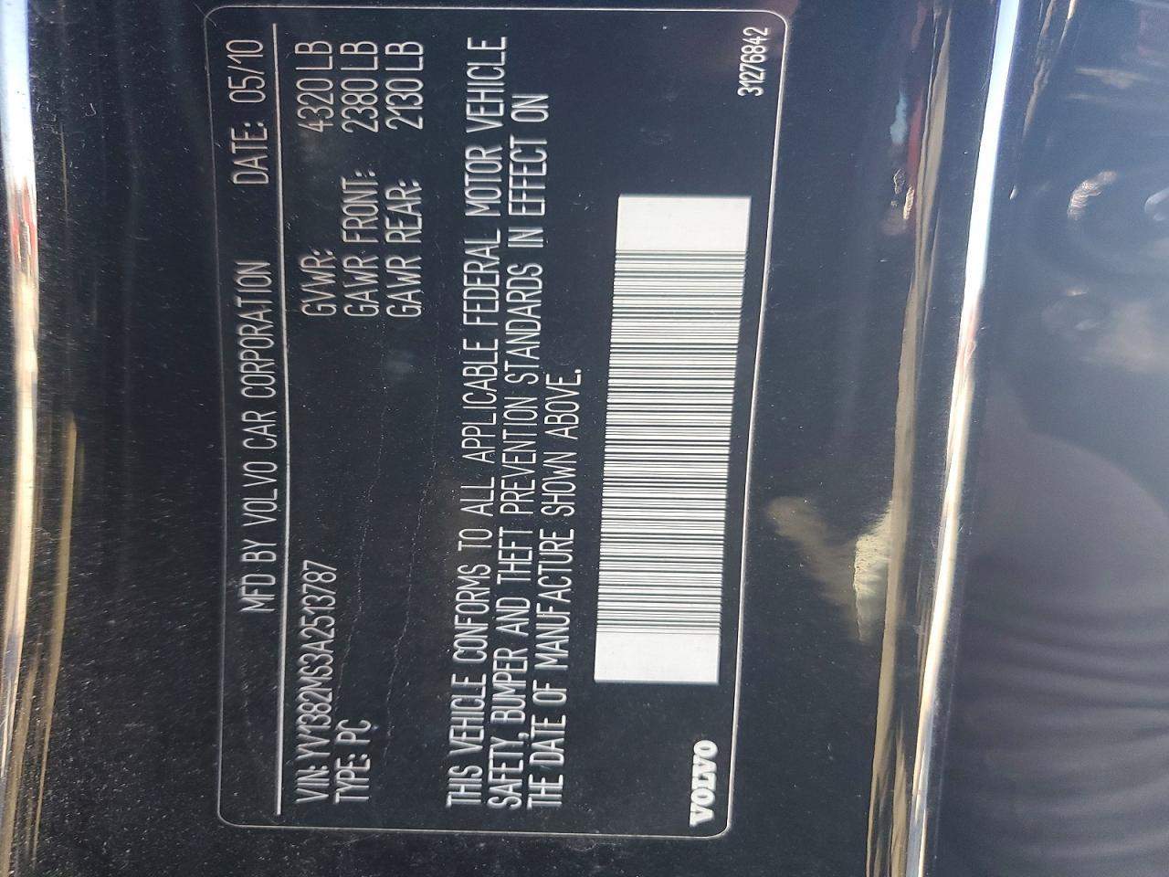 2010 Volvo S40 2.4i