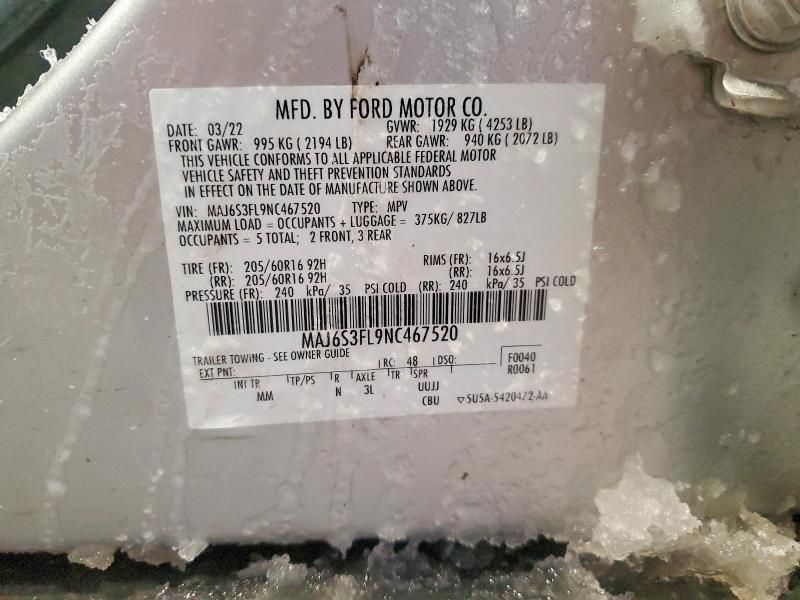 2022 Ford Ecosport s