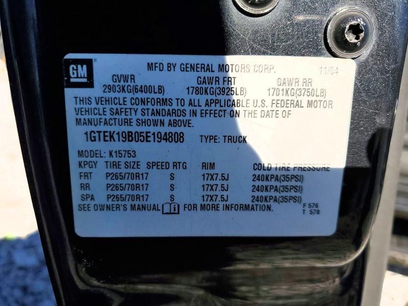 2005 GMC New Sierra K1500