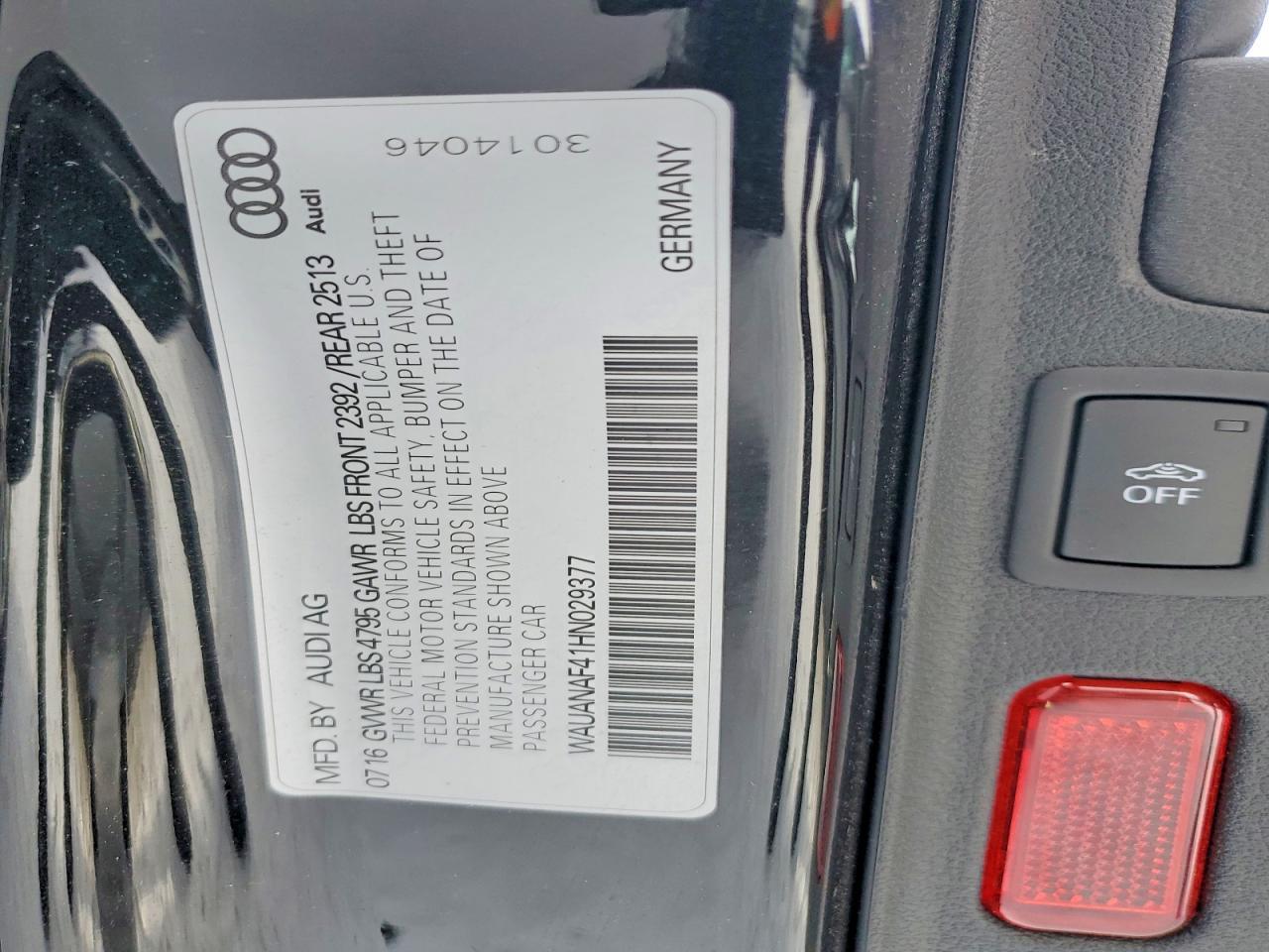 2017 Audi A4 Premium