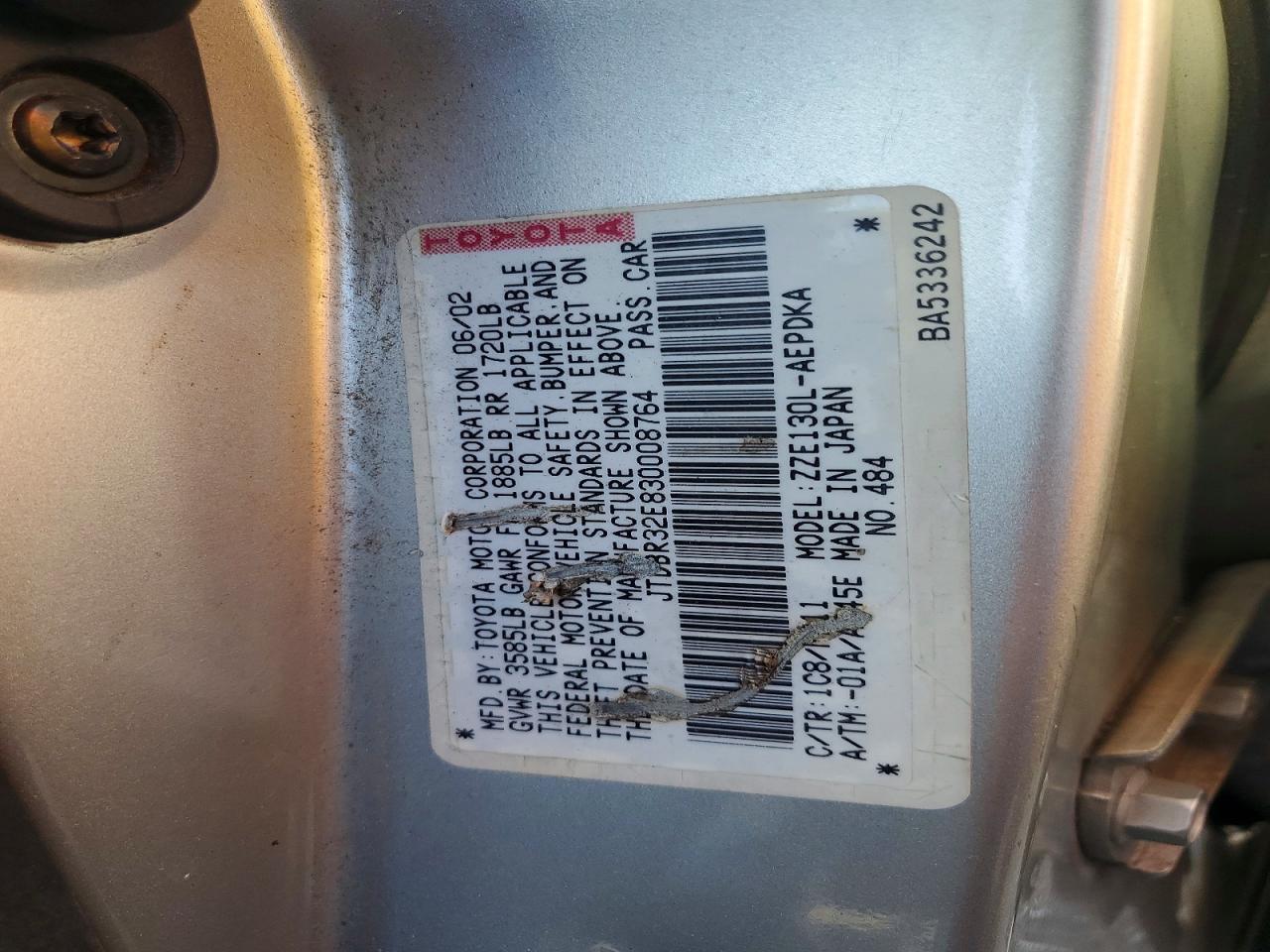 2003 Toyota Corolla ce