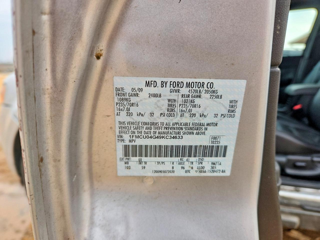 2009 Ford Escape Limited