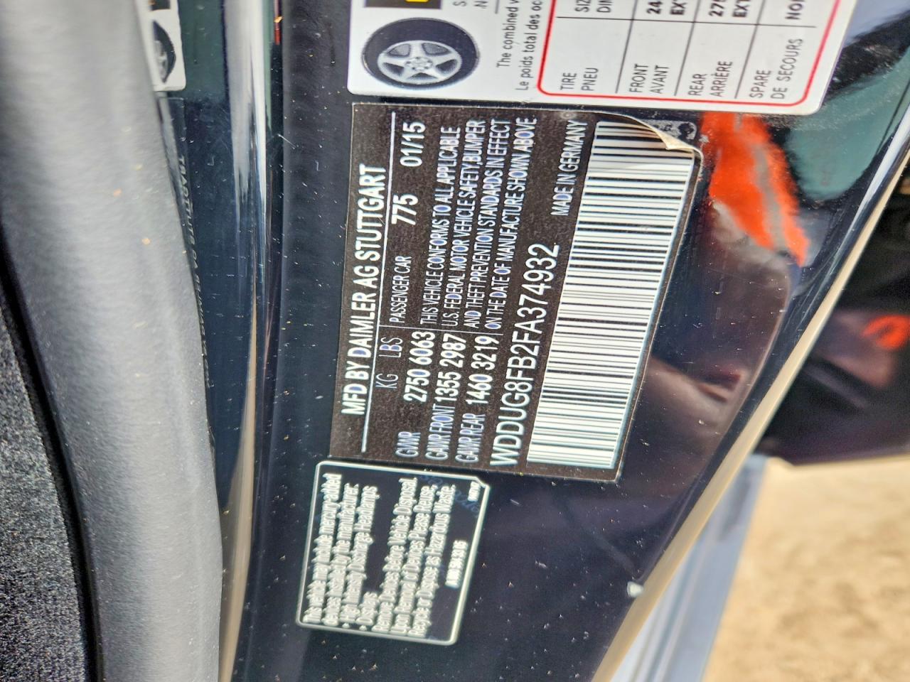 2015 Mercedes-Benz S 550 4matic