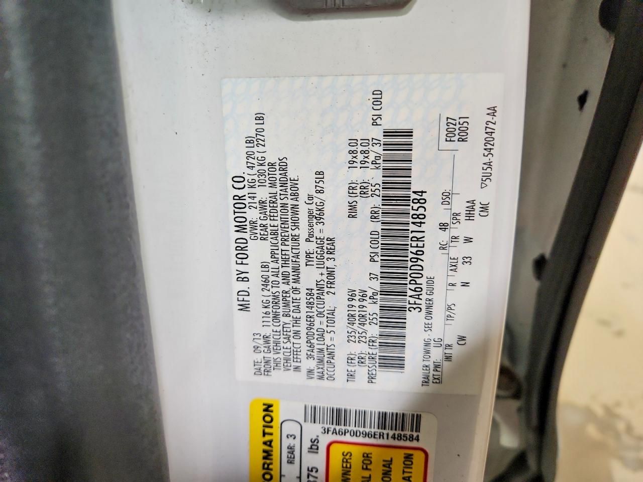 2014 Ford Fusion Titanium