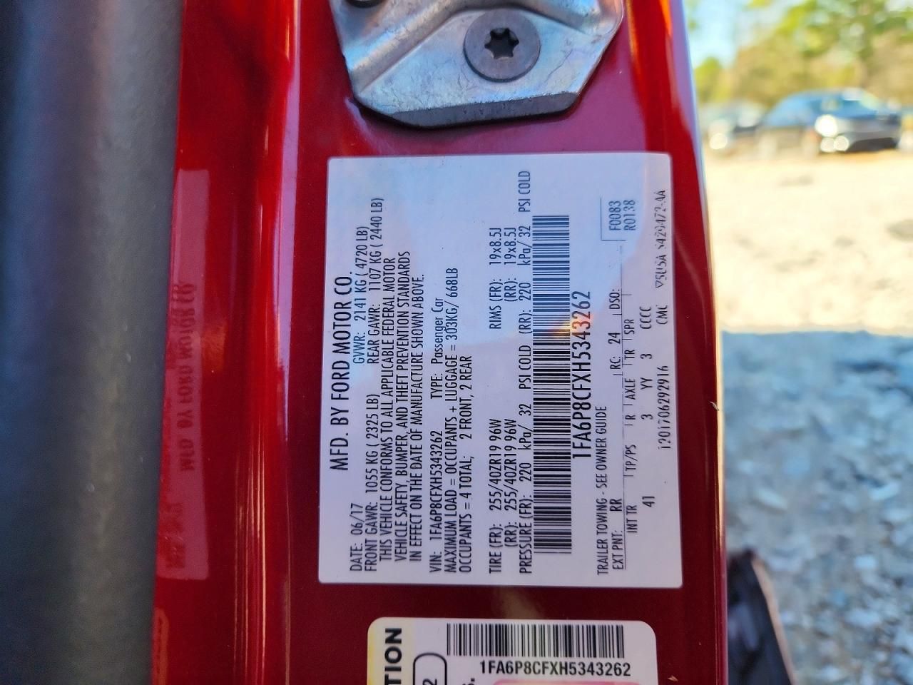 2017 Ford Mustang gt