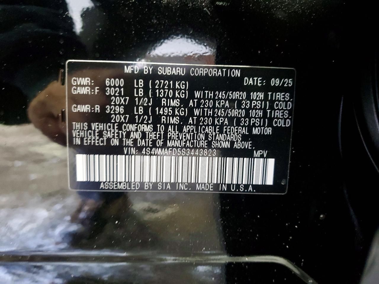 2025 Subaru Ascent Onyx Edition