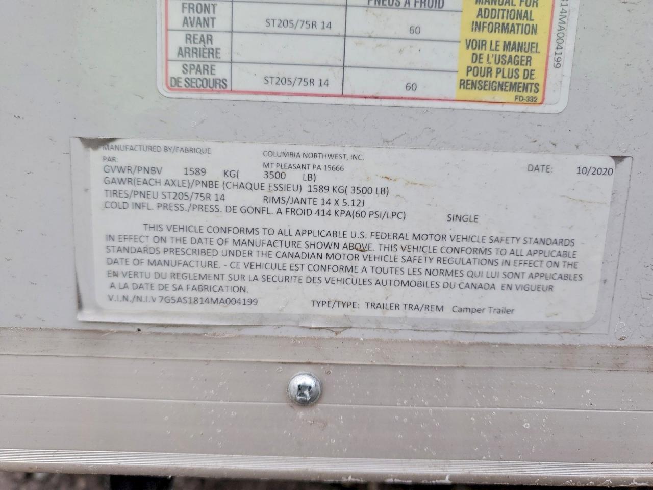 2021 A Liner 2021 Aliner Camper