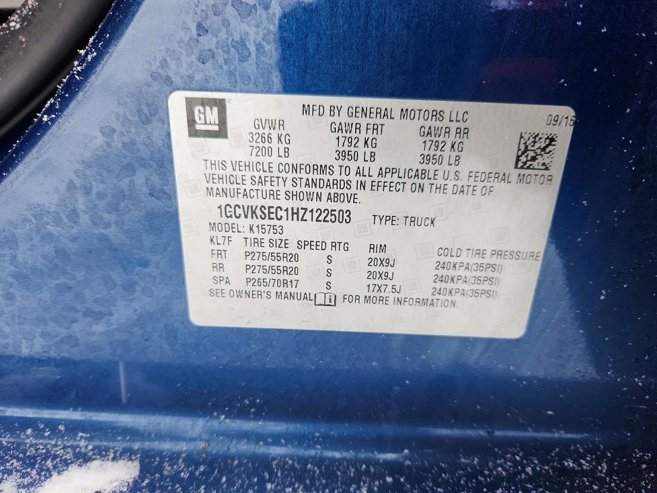2017 Chevrolet Silverado K1500 ltz