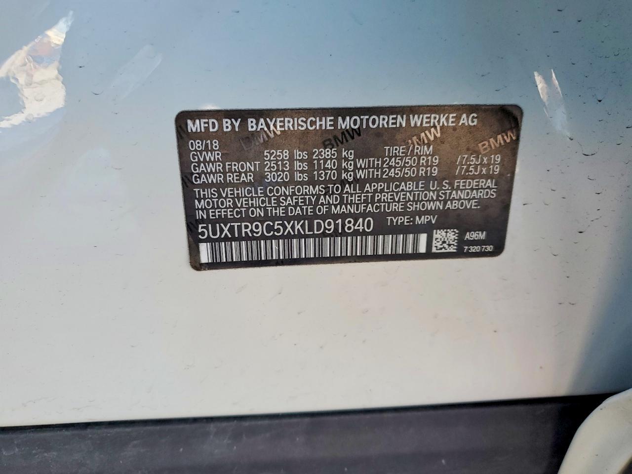 2019 BMW X3 Xdrive30i