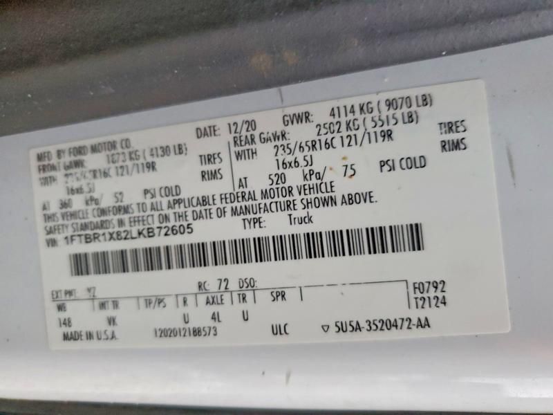 2020 Ford Transit T-250 Delivery Van