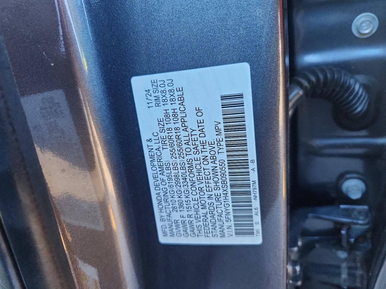 2025 Honda Pilot exl