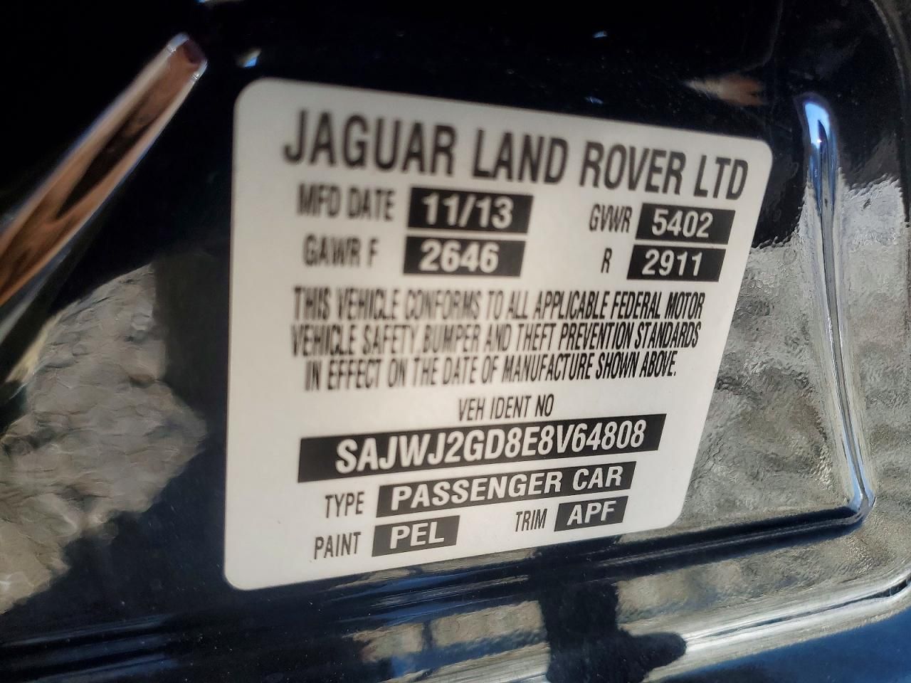 2014 Jaguar Xjl Portfolio