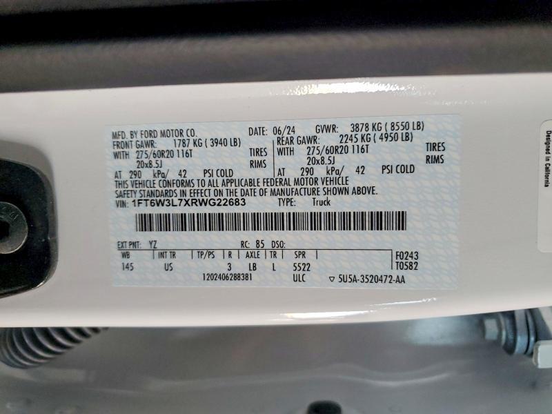2024 Ford F150 Lightning xlt