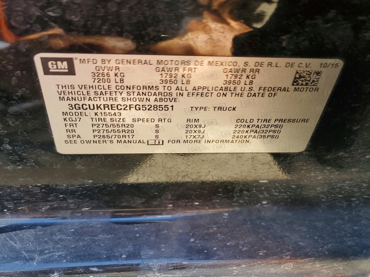 2015 Chevrolet Silverado K1500 LT