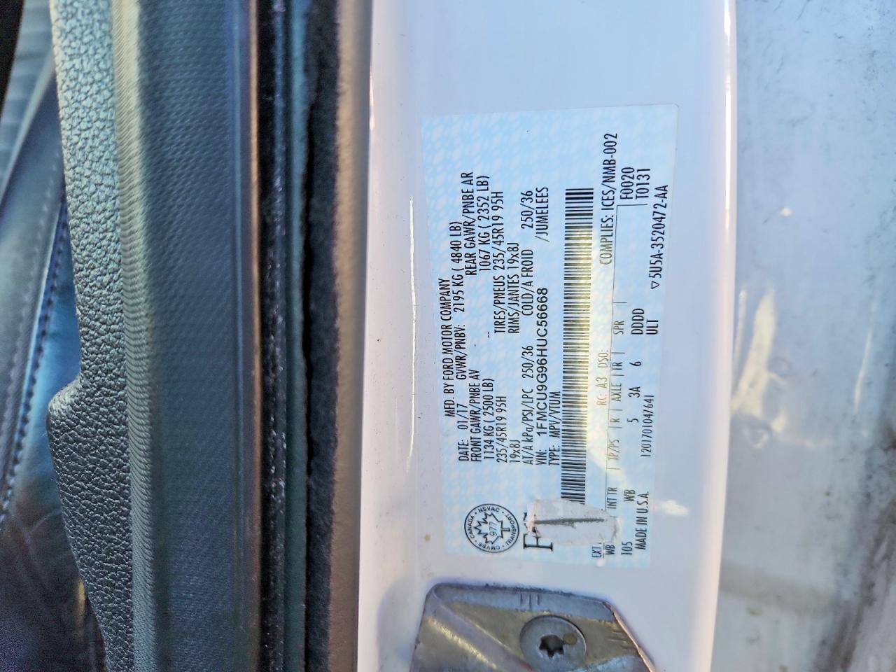 2017 Ford Escape se