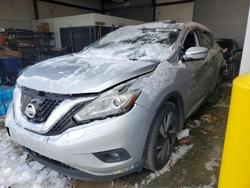 Nissan Murano salvage cars for sale: 2017 Nissan Murano s