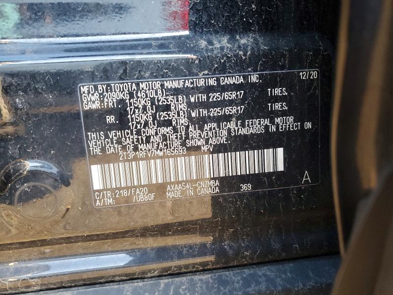2021 Toyota Rav4 xle