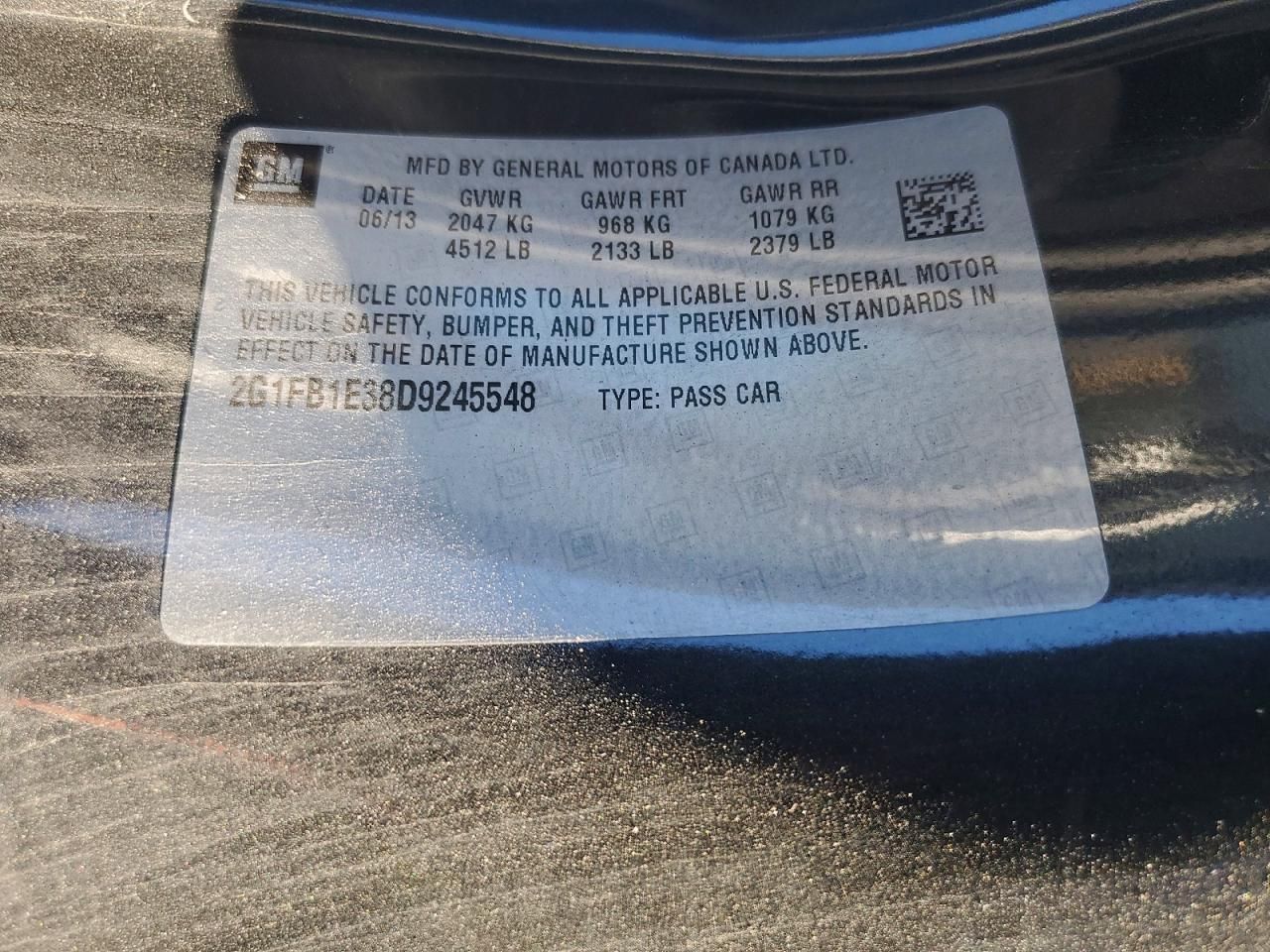 2013 Chevrolet Camaro lt