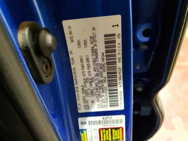 2018 Toyota Tacoma Double cab