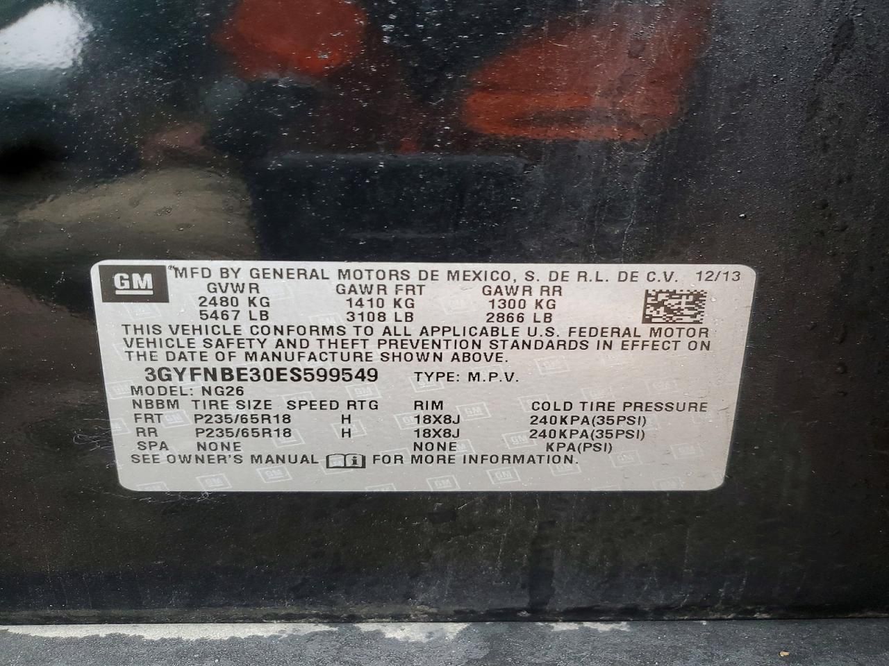 2014 Cadillac Srx Luxury Collection