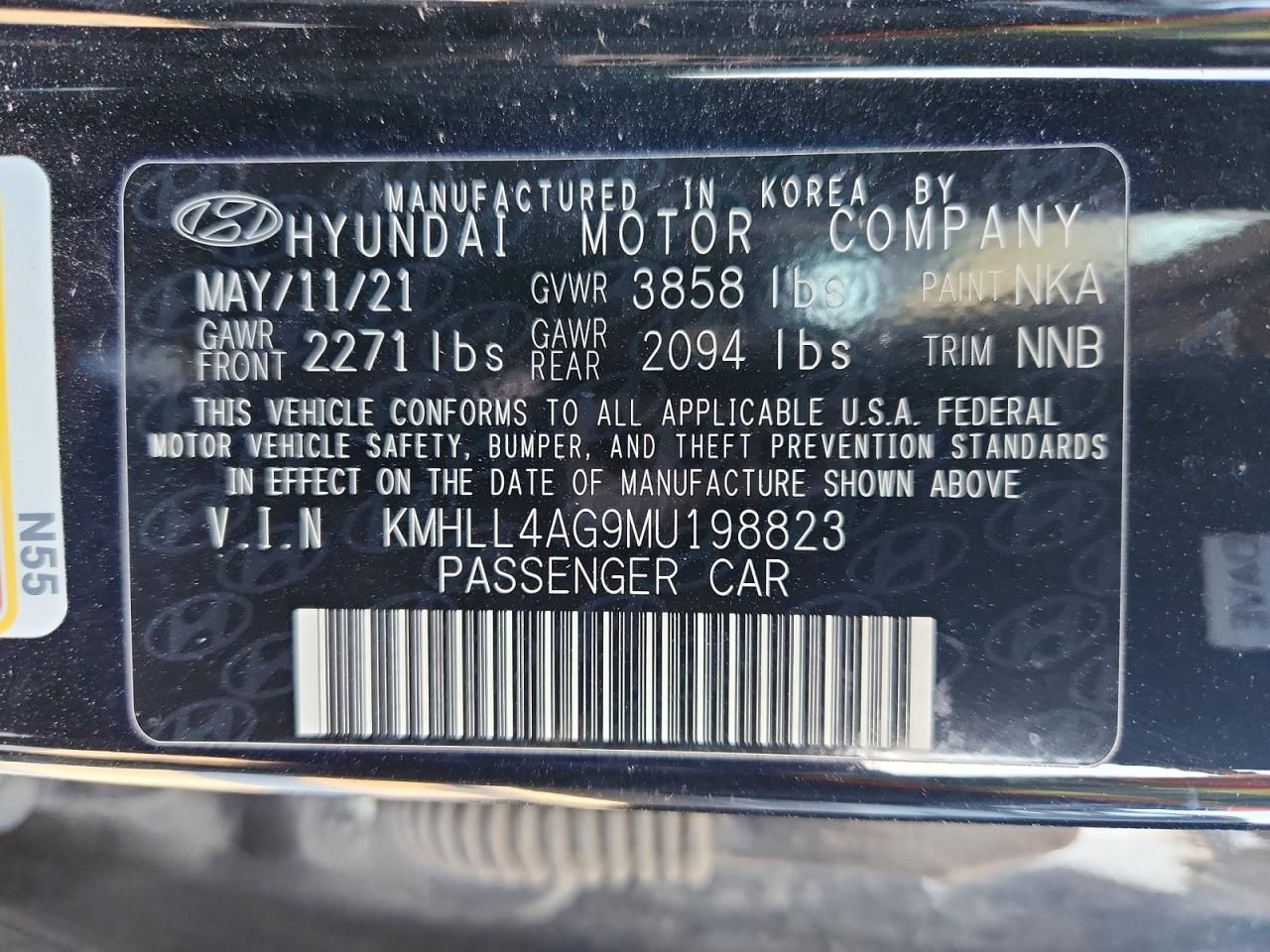 2021 Hyundai Elantra se