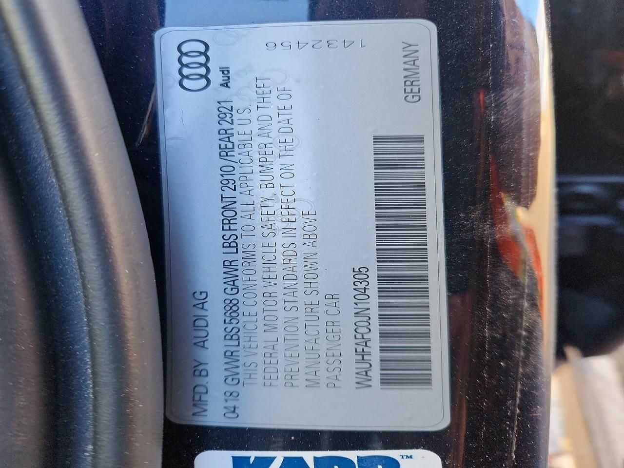 2018 Audi S6 Prestige