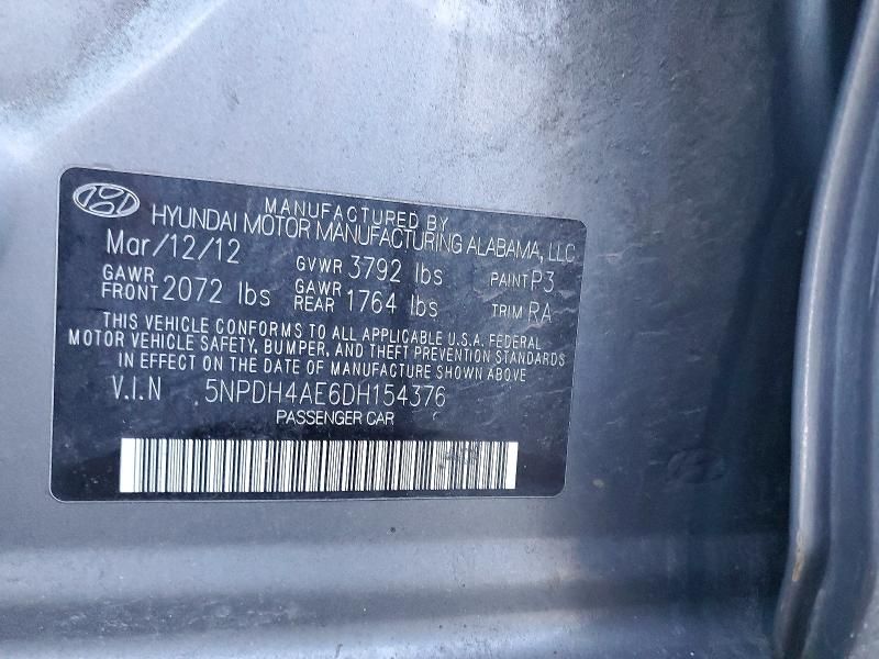 2013 Hyundai Elantra gls