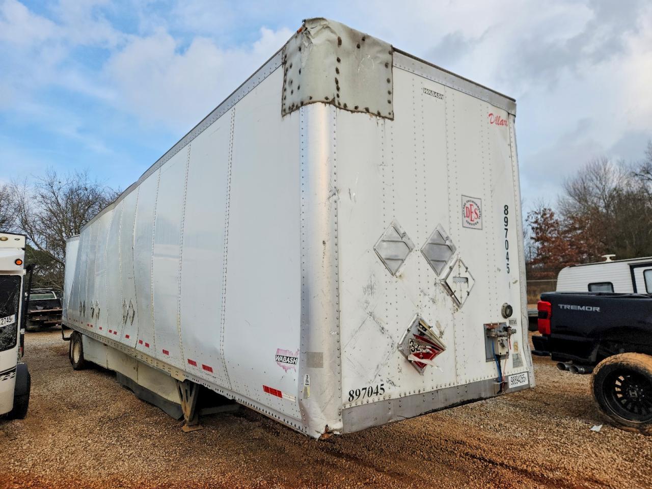 2016 Wabash Dvcvhpc DRY Van Trailer