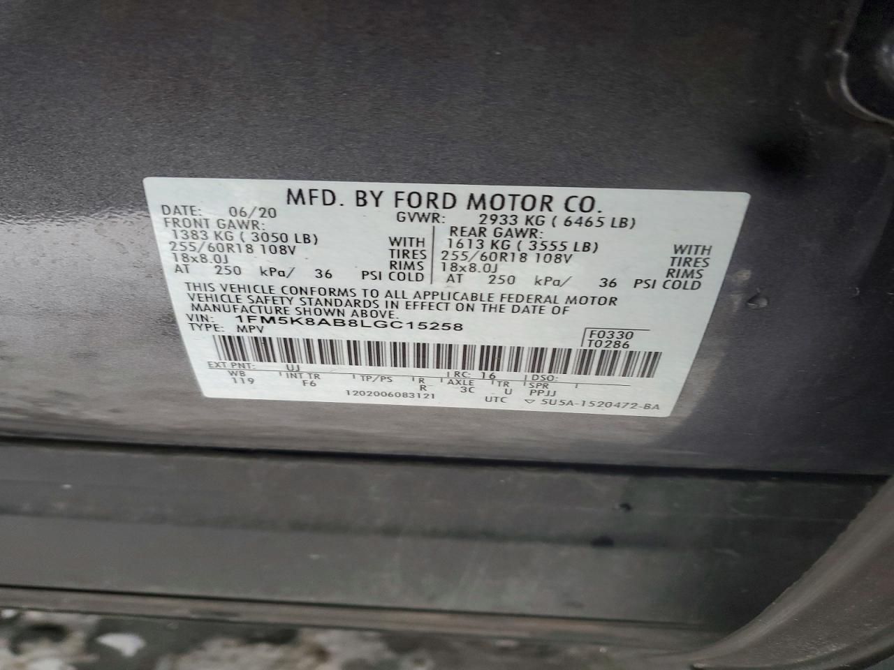 2020 Ford Explorer Police Interceptor