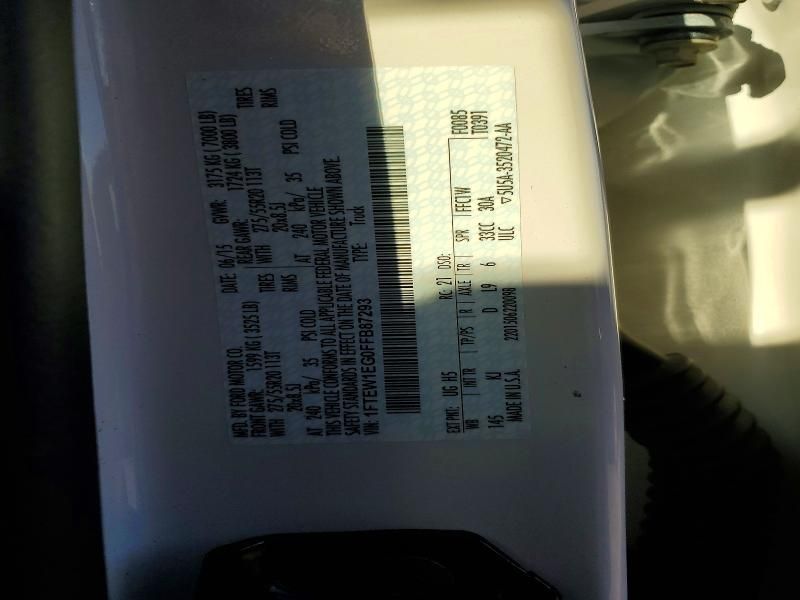 2015 Ford F150 Supercrew